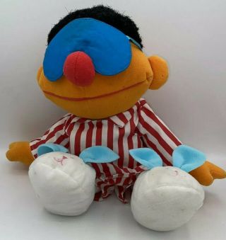 Tyco 1996 Sesame Street Sleep And Snore Ernie Talking & Singing Doll Vintage