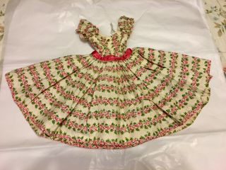 Vintage Madame Alexander Cissy Flower Print Dress For 20” Doll