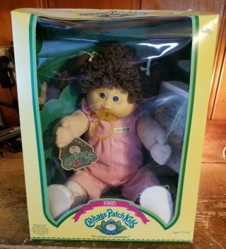 1985 The Official Cabbage Patch Kids Girl Named Millie Goldie With Blue Eyes
