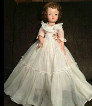 Madame Alexander Vintage CISSY Doll In 1956 Garden Party Gown,  tagged 3