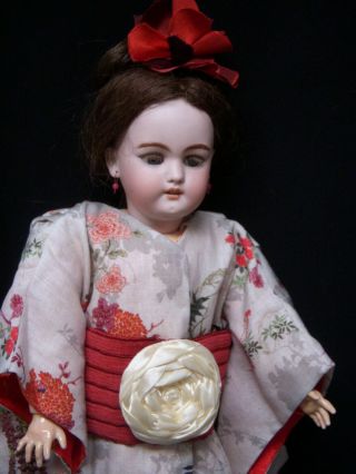 20” Sweet German Doll Simon & Halbig 1079 - Gorgeous In Kimono –