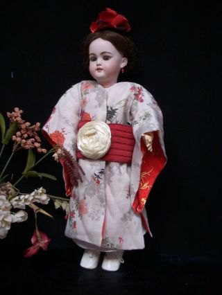 20” Sweet German Doll Simon & Halbig 1079 - Gorgeous in Kimono – 2