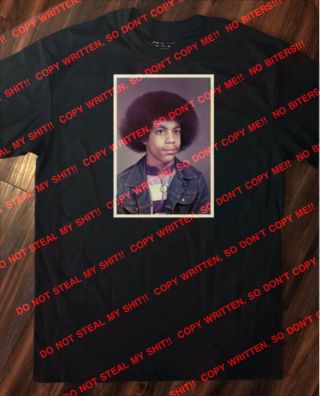 Prince Rogers Nelson Purple Rain Rare School Picture T - Shirt Size Medium