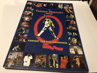 Queen Freddie Mercury Official Tribute Concert 1992 Tour Book