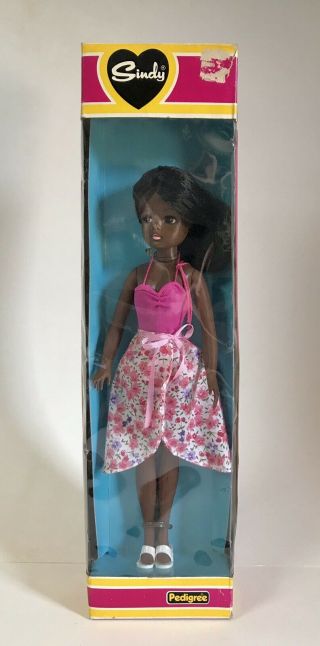 Pedigree Sindy Doll Very Rare African American Version Mimb Vintage 70s