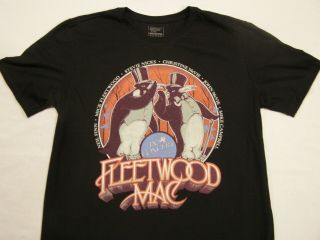 Fleetwood Mac Concert Tour 2018 - 19 Women ' s T - Shirt Penguins Black size L - Women 3