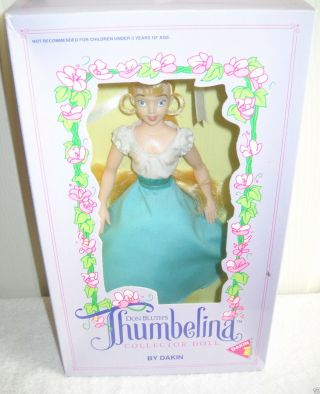 8628 Rare Nrfc Vintage Dakin Don Bluth Thumbelina Collector Doll