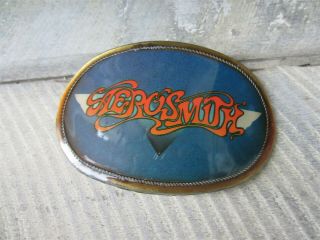 Vintage 1976 Pacifica Mfg Aerosmith Belt Buckle