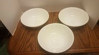 3 Corelle Butterfly Gold 8.  25 Inch Serving Bowls