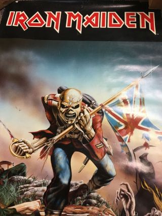 Iron Maiden The Trooper Poster 32x21 Heavy Metal Rock Collectibles