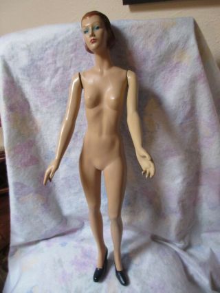 Vtg 1940s Simplicity Fashiondol Latexure Sewing Mannequin Doll 23 " -