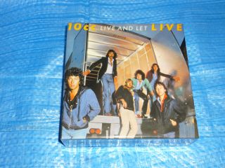 10cc Live And Let Live Empty Promo Box Japan For Mini Lp Cd (box Only)