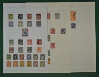 Zanzibar Stamps Selection On 3 Album Pages (n151)