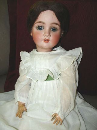 Antique Kley & Hahn Walkure Kestner Head 27 " Bisque Doll,  Composition Body,