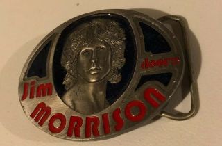Vintage Rare 1996 Jim Morrison Limited Edition Belt Buckle 495