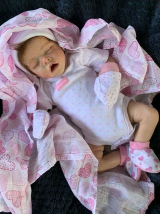 Sweet Reborn Baby Girl Doll Chloe Was Twin A By Bonnie Brown Completed Baby