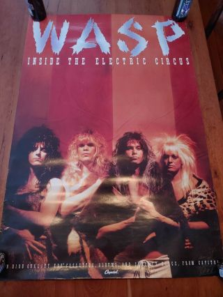 Wasp Inside The Electric Circus Promo Poster