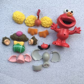 Talking Elmo “silly Parts” Interactive Toy - Rare Sesame Street Mattel 2003