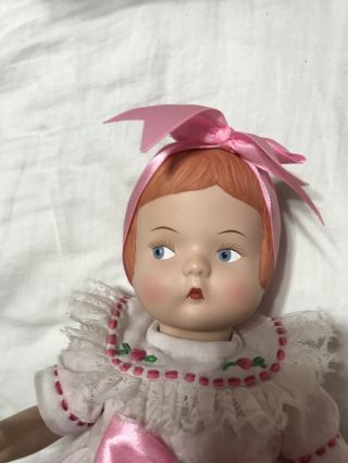 Effanbee Porcelain Patsy Birthday Doll 14 Inch Vintage 1994