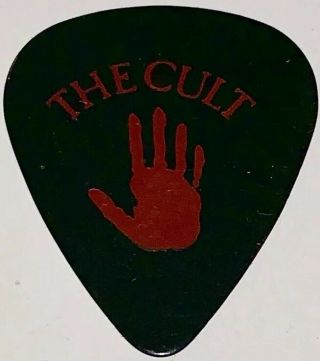 The Cult Billy Duffy Guitar Pick Plectrum Mcfc Concert Rare