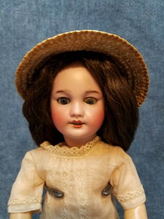 Antique French Bisque Socket Head Doll Sfbj 301 3 Marked Body 13 Inch