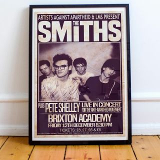 The Smiths 1986 The Final Concert Poster Framed Or 3 Print Options Exclusive
