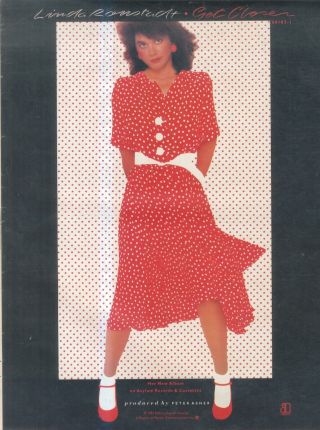 (sfbk23) Poster/advert 14x11 " Linda Ronstadt : Get Closer