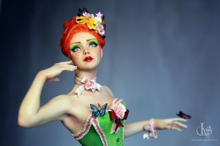 Ooak Art Doll,  Lolly,  Sexy Pin - Up,  Handmade Sculpture,  Salvo Loredana