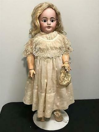 Rare Antique German Bisque Head Doll By Simon & Halbig Mold 1039 23in (59cm)