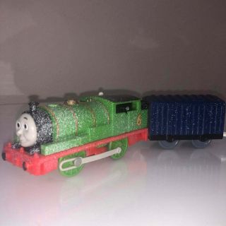 Thomas & Friends Tomy Trackmaster Motorized Snow Covered Clearing Percy Engine