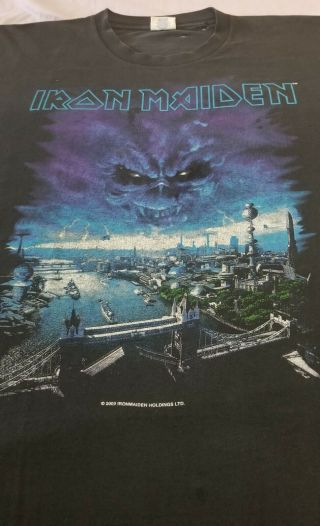Iron Maiden Brave World 2000 Tour T Shirt Xl