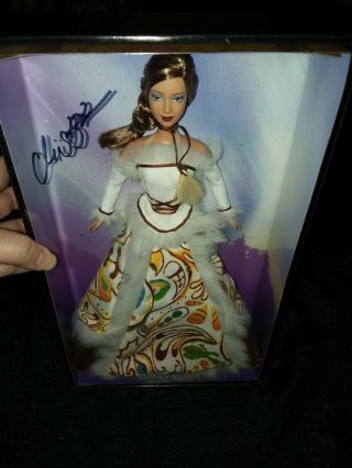 Double Signed Inuit Legend Barbie By Christy Marcus 2005 Gold Label Nrfb