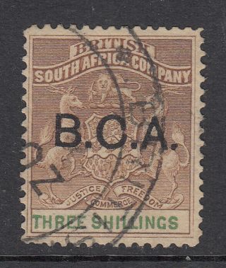 British Central Africa 1891 - 95 " B.  C.  A.  " On 4/ - Arms Sg 11 Cv £110