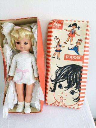 Vintage Mod Era Biggi Puppen Thuringia Forest Germany Vinyl Doll Walterhausen