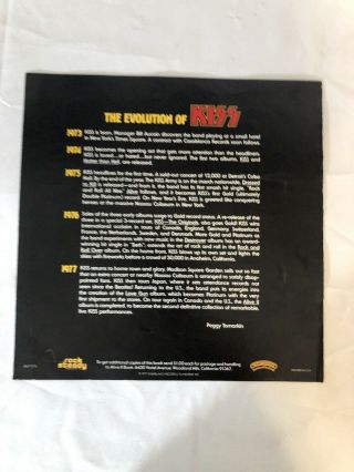 The Evolution of Kiss Booklet - Alive II Insert - Casablanca Records 2