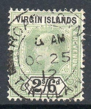 Virgin Islands 1904 Sg61 2s6d Green And Black