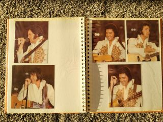 Elvis Presley Scrapbook Photographs Newspaper Clippings And More