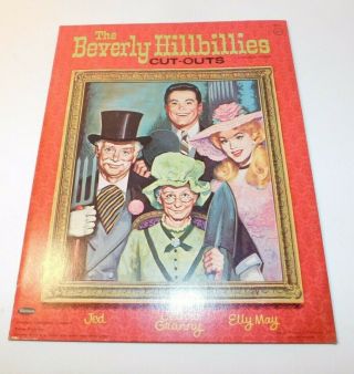 Rare 1964 Whitman The Beverly Hillbillies Cut Out Paper Doll Set