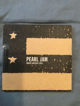 Pearl Jam 2003 Official Bootleg 55 Noblesville 2cd Vedder Not Lp Poster