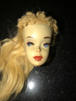 Vintage Ponytail Barbie Doll Tm 3 Only The Head