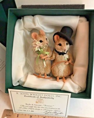 Forever Bride & Groom Mouse Couple By R.  John Wright