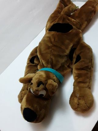 Large 28 " Scooby Doo Laying Floppy Plush Pillow 2000 Equity