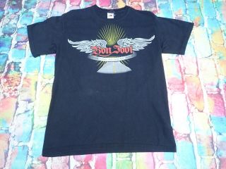 O2 Bon Jovi The Lost Highway Tour 2008 Tour T - Shirt Medium
