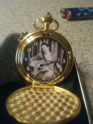 50th Anniversary Elvis Presley Musical Pocket Watch - By Elvis Presley Enterprise