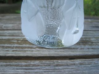 Nybro Glass Crystal Sweden Angel Candle Holder Votive Tea Light Swedish Xmas 3