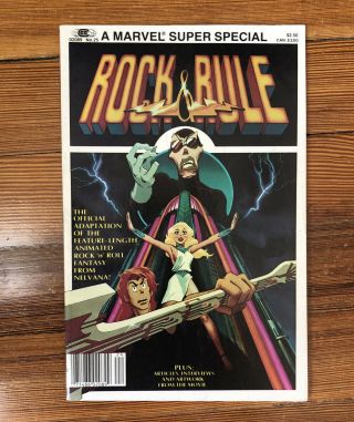 Rock & Rule Comic Book No.  25 With Iggy Pop,  Trick,  Lou Reed,  Debbie Harry