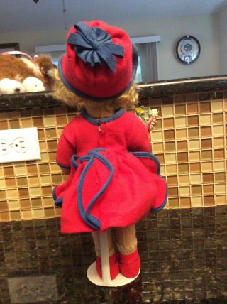 LENCI Doll 13 Inches.  1920’s Mitten Hands Outfit 2