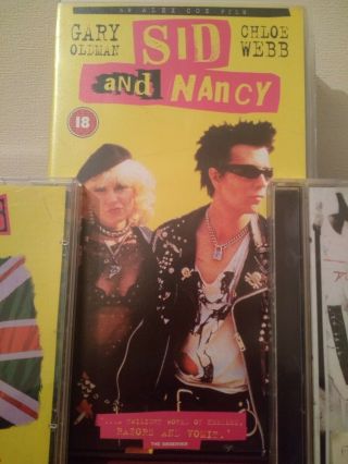 Sex Pistols CD,  Sid Vicious CD,  Sid and Nancy VHS Collectable Fan Bundle HTF 3