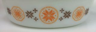 vintage PYREX TOWN & COUNTRY CINDERELLA OVAL CASSEROLE 945 2.  5 Qt 2