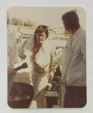 Elvis Vintage Photo Candid Close Up Rare Odessa Tx May 30,  1976